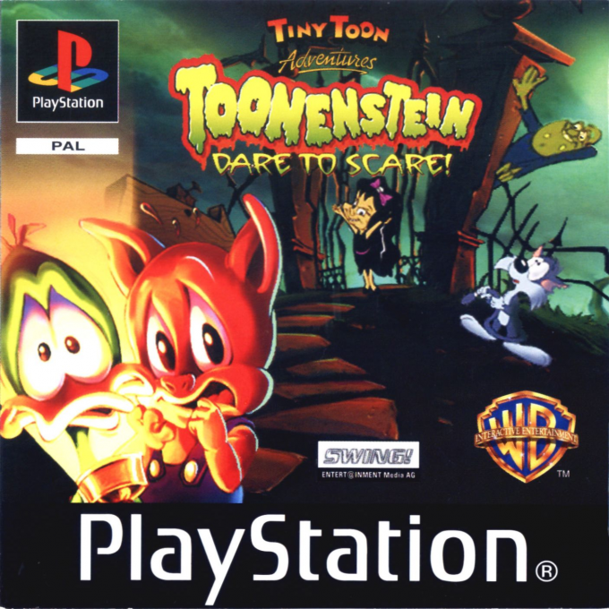 Tiny Toon Adventures - Toonenstein - Dare to Scare! — box-2D (EU)