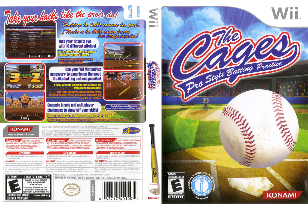 Cages, The - Pro Style Batting Practice — box-texture (US)