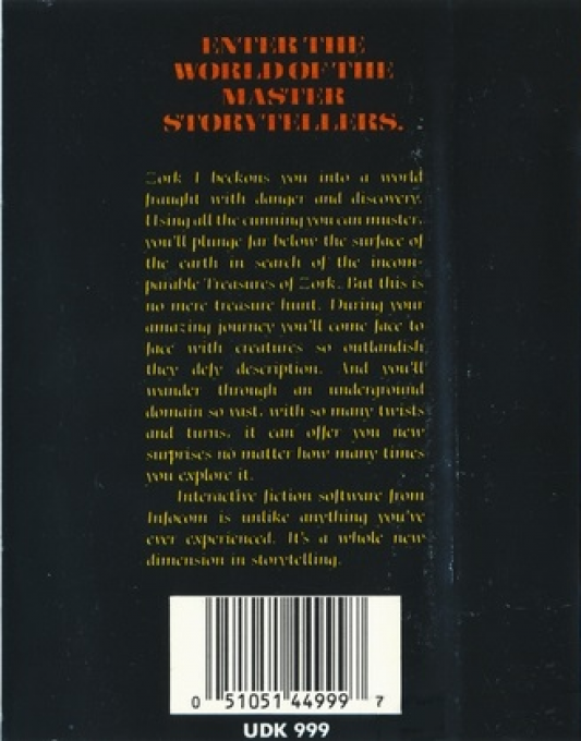 Zork 1 - The Great Underground Empire — box-2D-back (EU)
