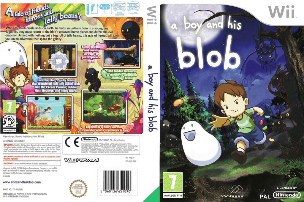 Boy and His Blob, A — box-texture (EU)