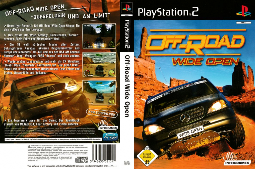 Test Drive Off-road Wide Open — box-texture (DE)