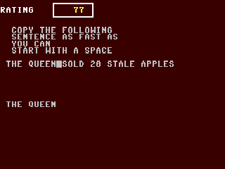 Typing Aid — ss (WOR)