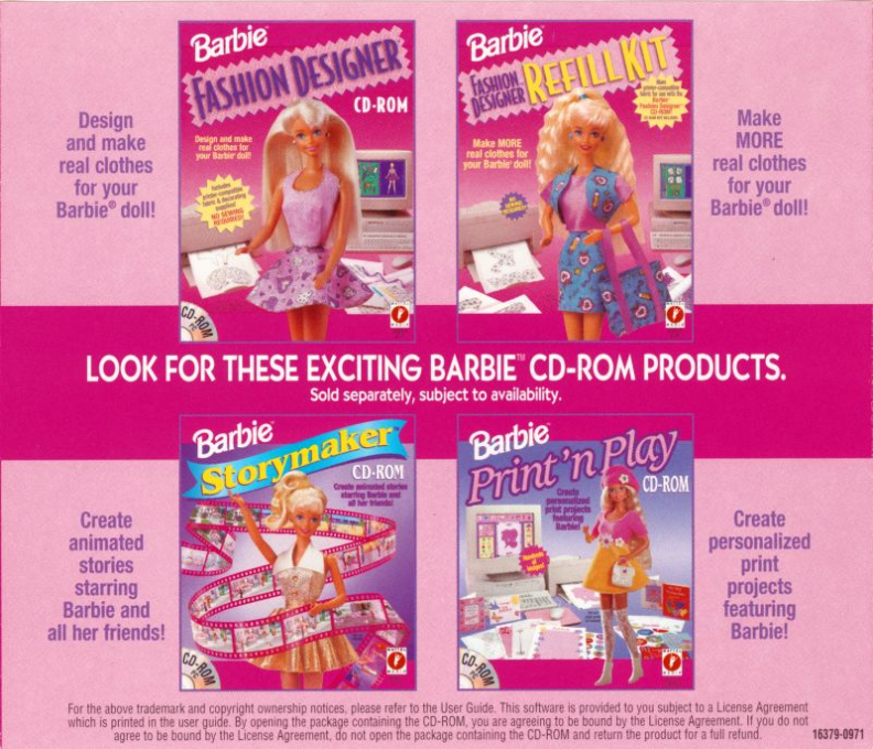 Barbie Fashion Designer — box-2D-back (CUS)