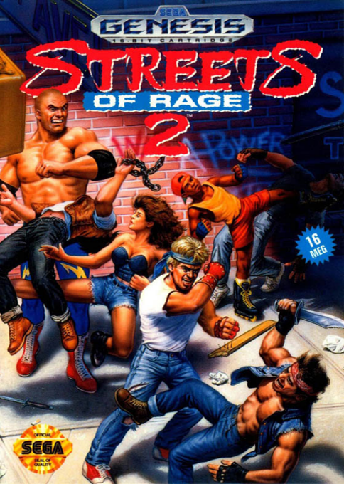 Streets Of Rage 2 box art
