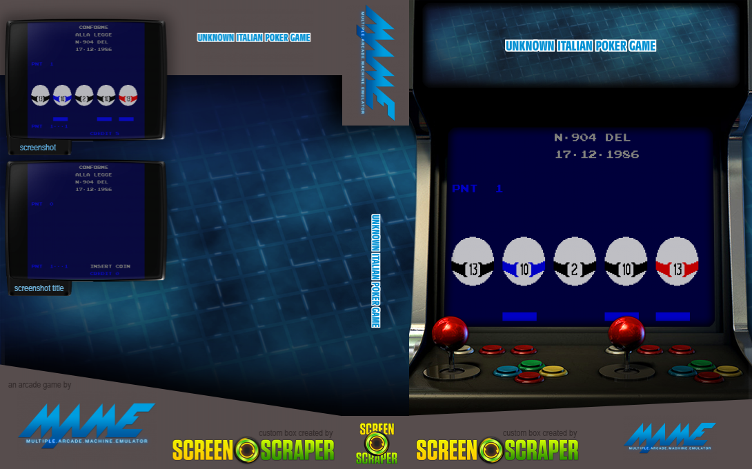 unknown Italian poker game — box-texture (SS)