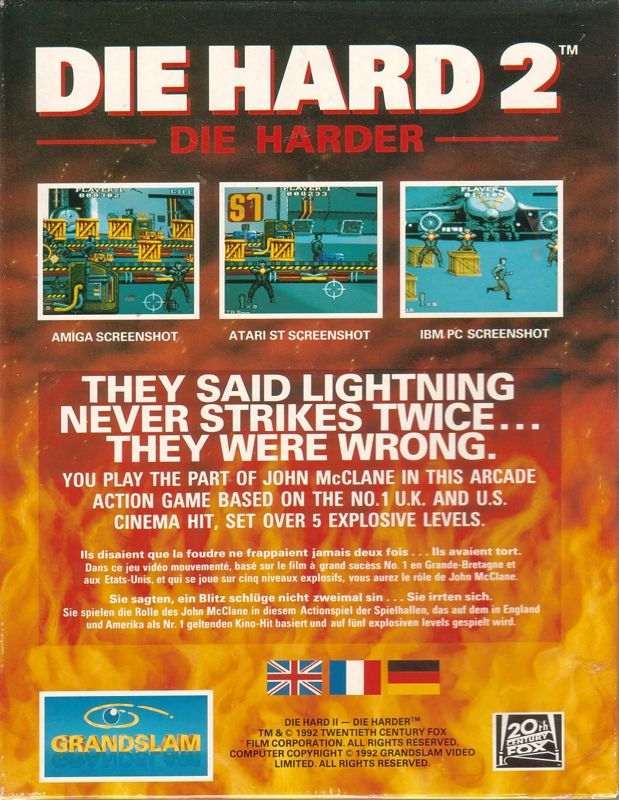 Hard 2 - Die Harder, Die — box-2D-back (EU)