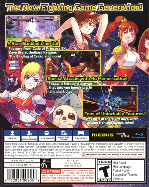 Blade Strangers — box-2D-back (US)