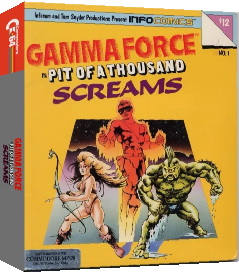 Gamma Force - The Pit of a Thousand Screams — box-3D (US)