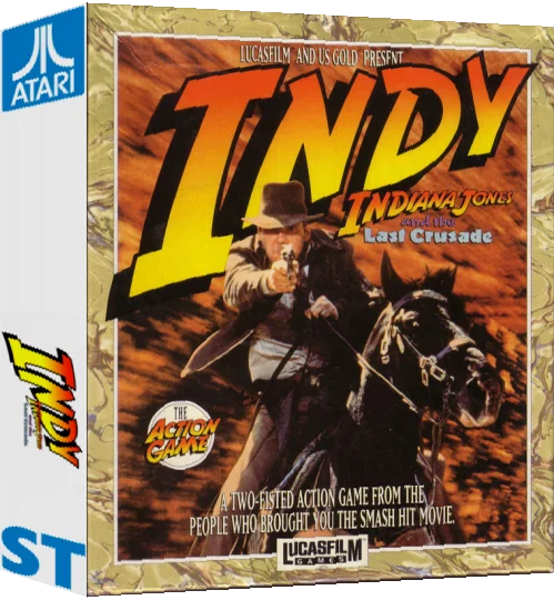 Indiana Jones And The Last Crusade - The Action Game — box-3D (EU)