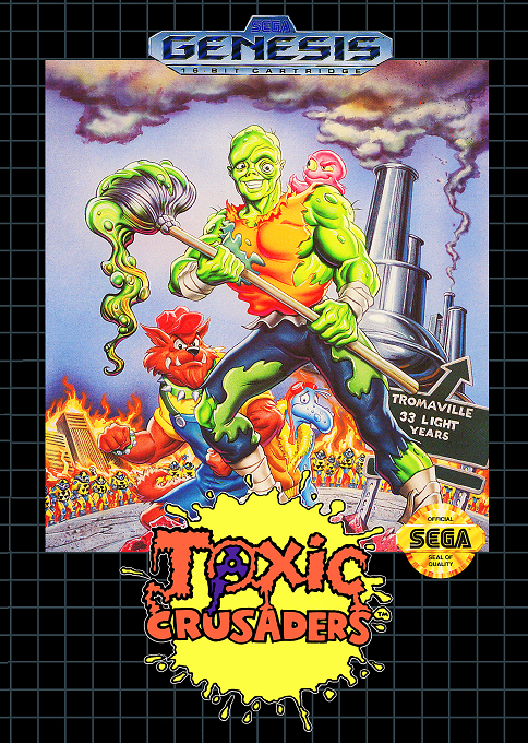 Toxic Crusaders box art