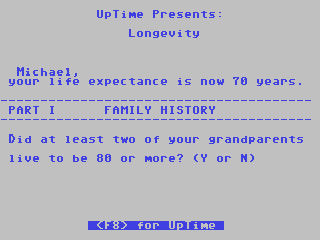 Longevity — ss (WOR)