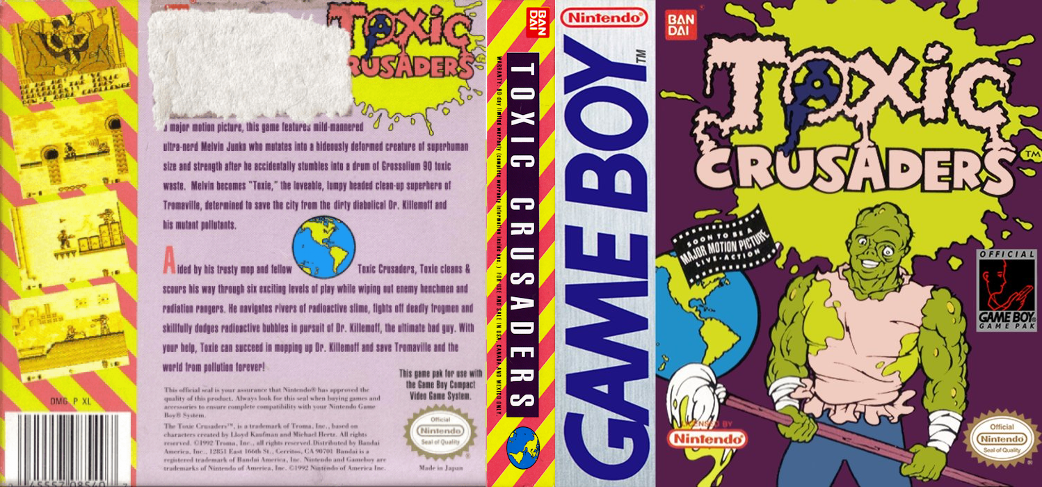 Toxic Crusaders — box-texture (US)