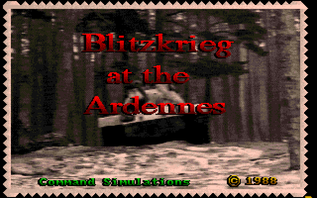 Blitzkrieg - Battle at the Ardennes — sstitle (WOR)