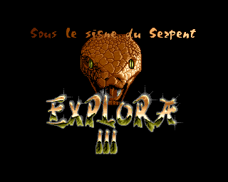Explora III - Sous le Signe du Serpent — sstitle (WOR)