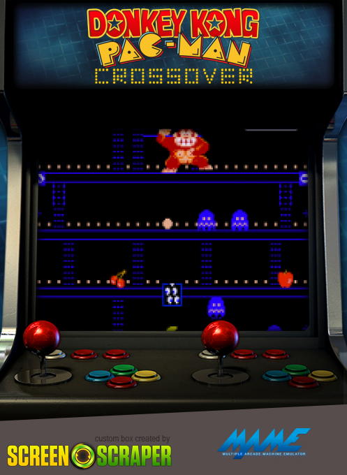 Donkey Kong Pac-Man Crossover box art