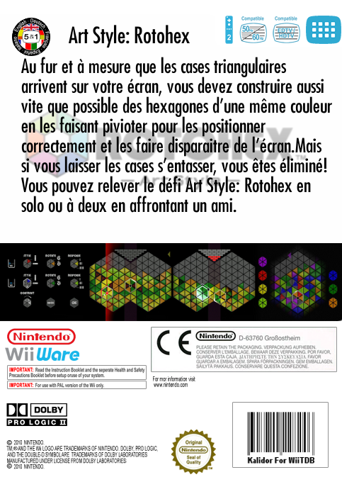 Art Style - ROTOHEX — box-2D-back (FR)