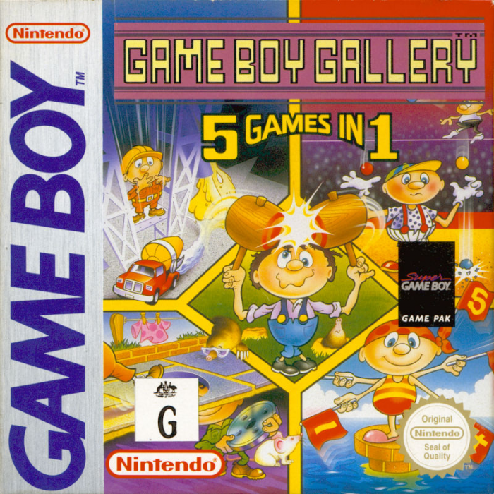 Game Boy Gallery - 5 Games In One — box-2D (AU)