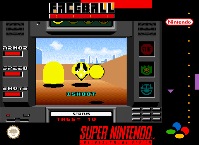 Faceball 2000 — box-2D (SS)