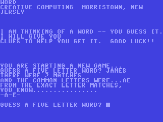 Word — ss (WOR)