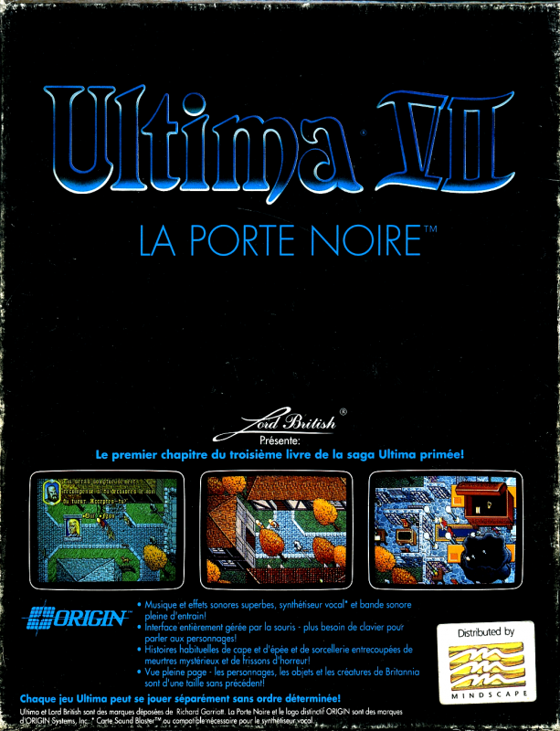 Ultima 7 - The Black Gate — box-2D-back (FR)