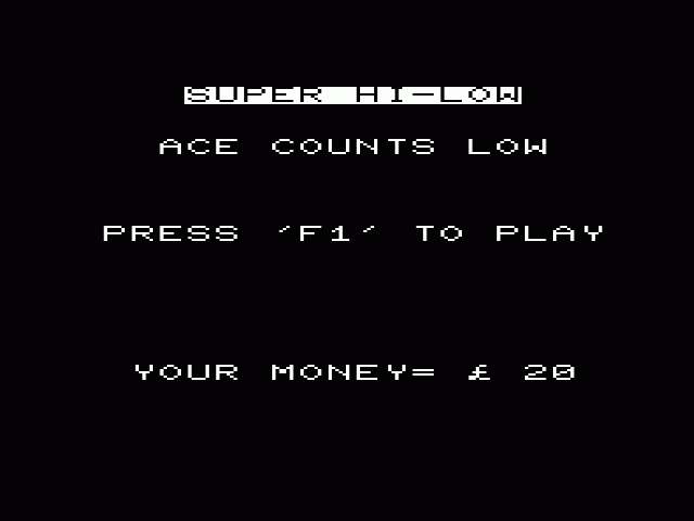 Super Hi-Low — sstitle (WOR)