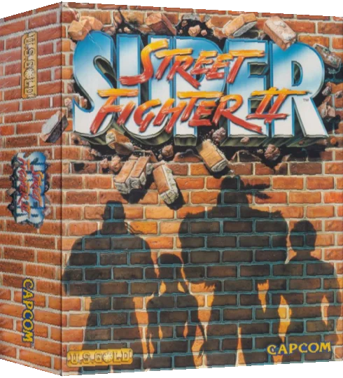 Super Street Fighter II - The New Challengers — box-3D (EU)