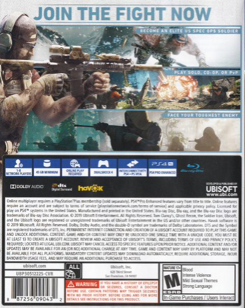 Tom Clancy's Ghost Recon: Breakpoint — box-2D-back (US)