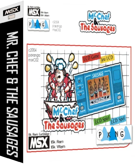Mr. Chef & The Sausages — box-3D (EU)