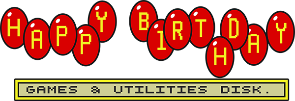 Happy Birthday - Games And Utilities Disk — wheel (WOR)