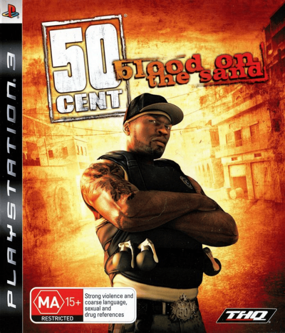 50 Cent - Blood on the Sand — box-2D (AU)