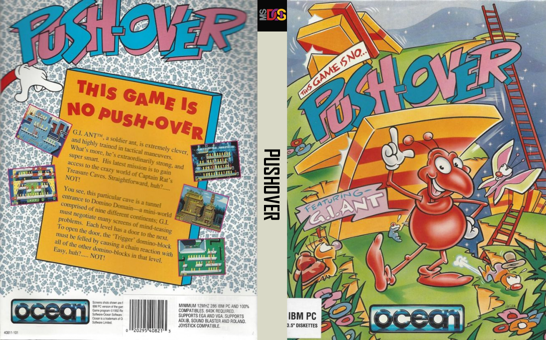 Push-over — box-texture (US)
