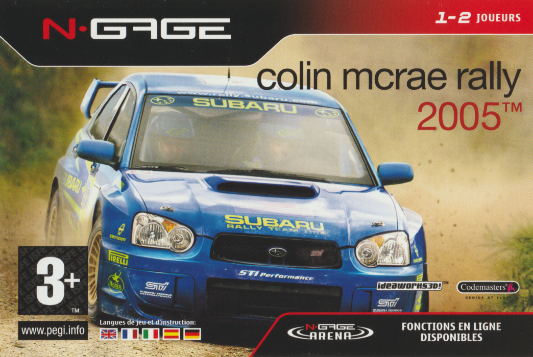 Colin Mcrae Rally 2005 — box-2D (FR)