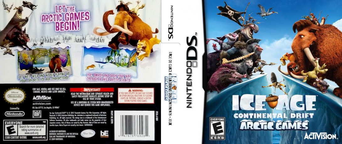Ice Age 4 - Continental Drift - Arctic Games — box-texture (US)