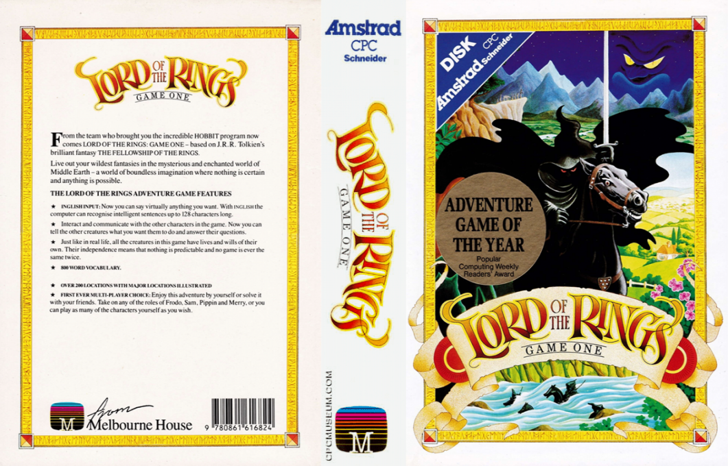 Lord Of The Rings - Game One — box-texture (EU)