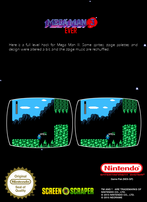 MegaMan III : Ever — box-2D-back (SS)