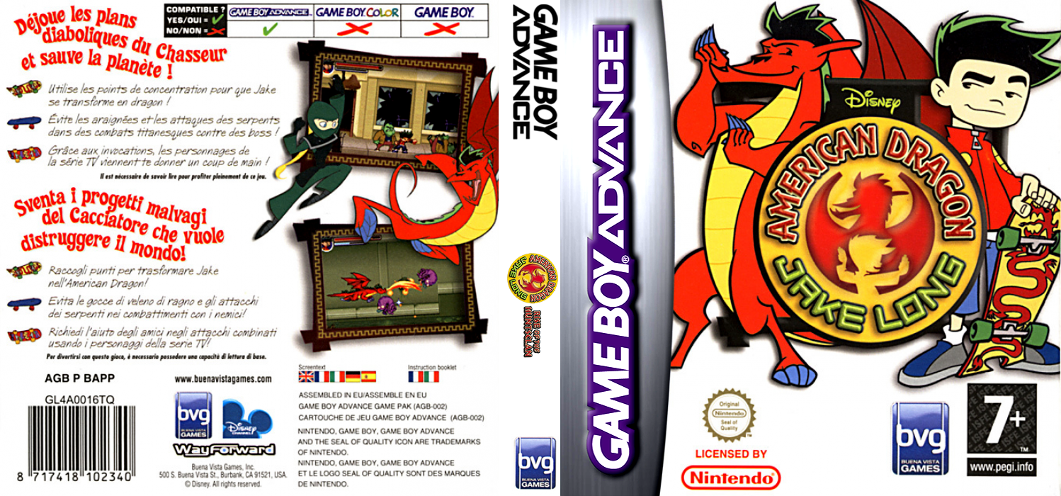 American Dragon - Jake Long - Rise of the Huntsclan — box-texture (EU)