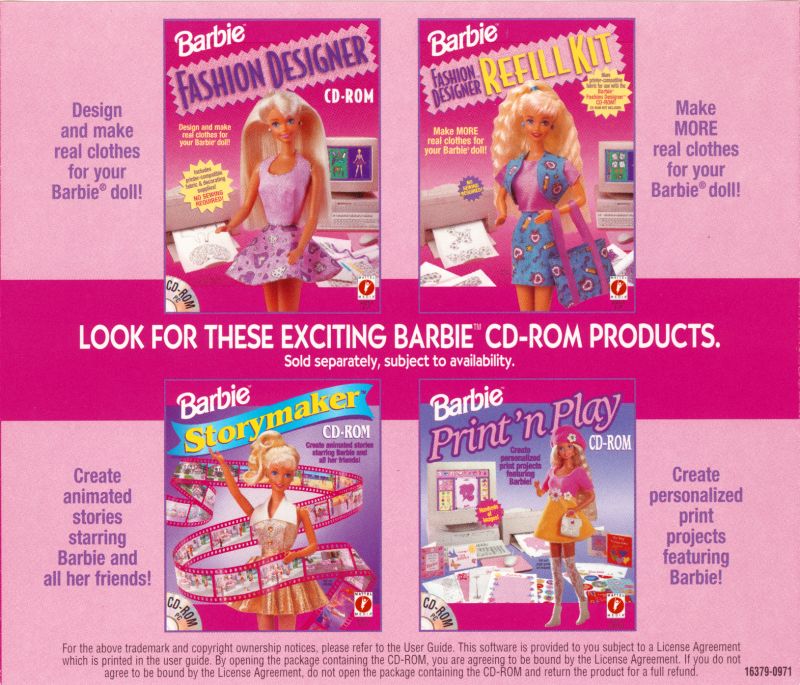 Barbie Fashion Designer — box-2D-back (US)