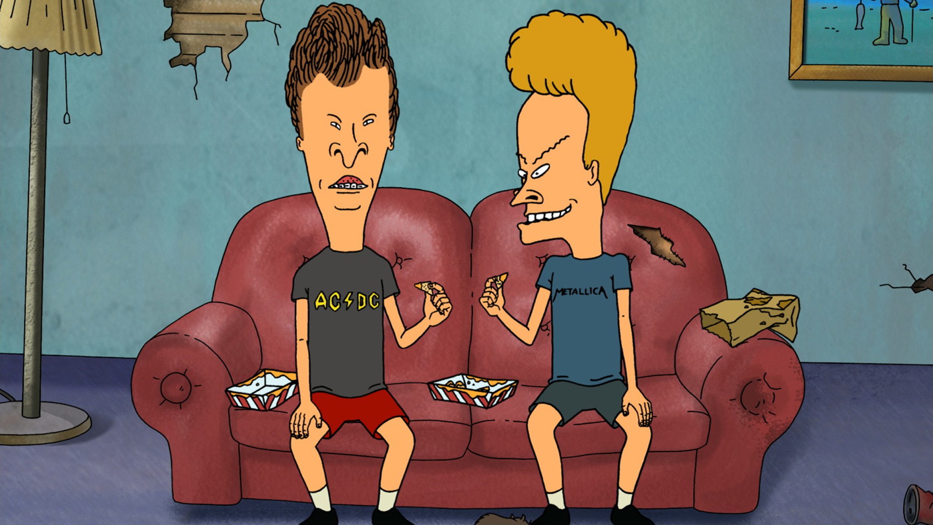 Beavis and Butt-Head in Virtual Stupidity — fanart (WOR)
