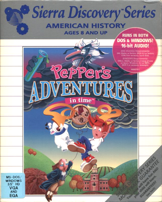 Pepper's Adventures In Time box art