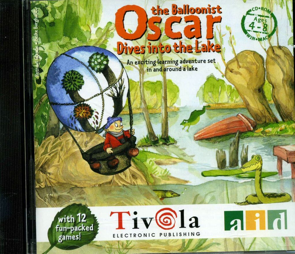 Oscar the Balloonist Dives into the Lake box art