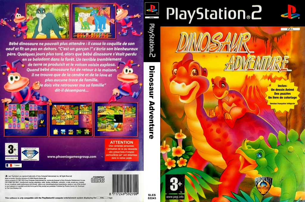 Dinosaur Adventure — box-texture (FR)