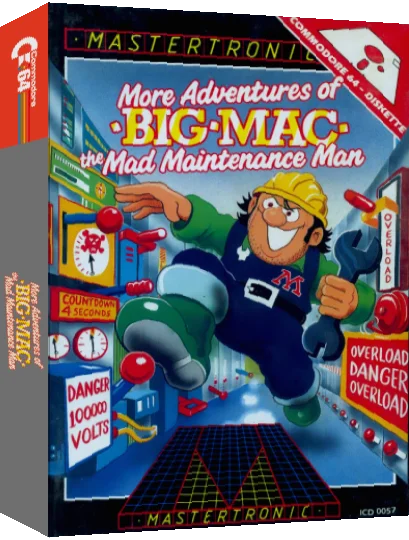 Big Mac - The Mad Maintenance Man — box-3D (EU)