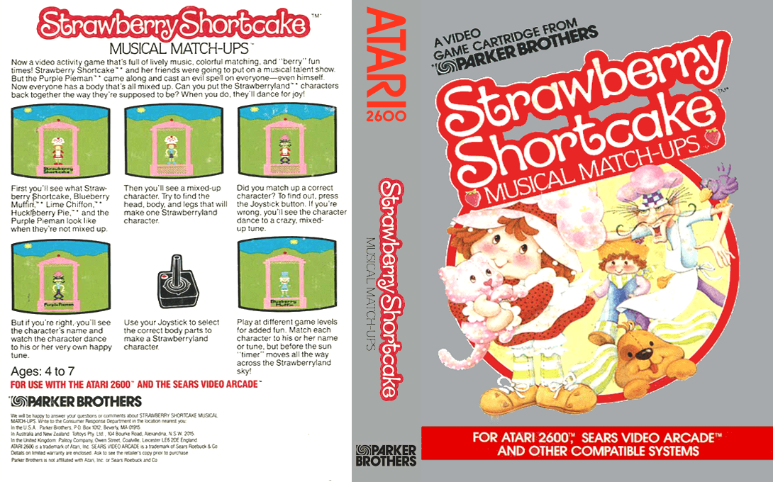 Strawberry Shortcake - Musical Match-ups — box-texture (US)