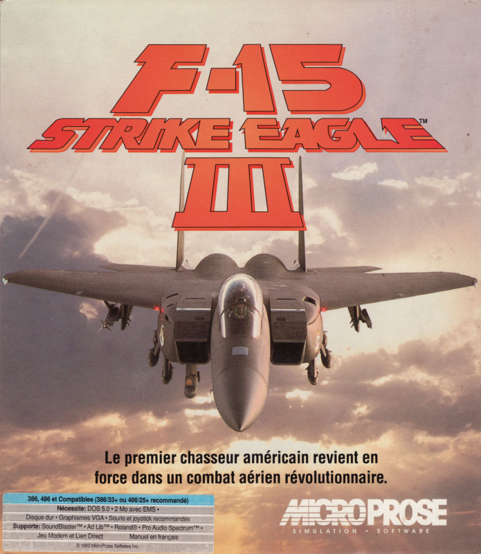 F-15 Strike Eagle 3 — box-2D (FR)