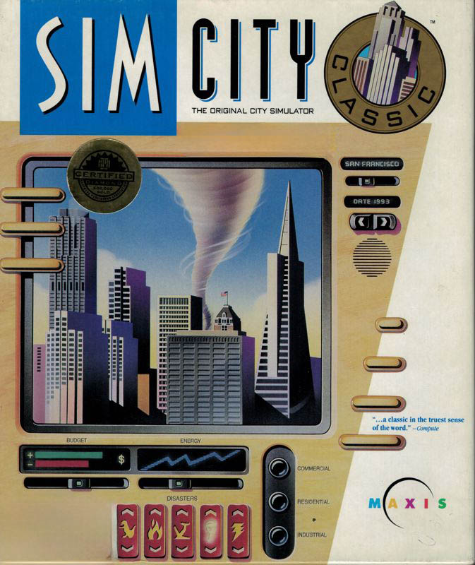 Simcity Classic box art