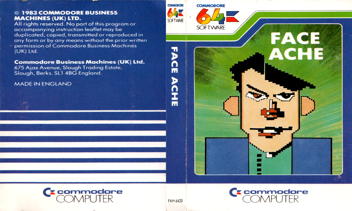 Face Ache - The Man of a Million Faces — box-texture (EU)