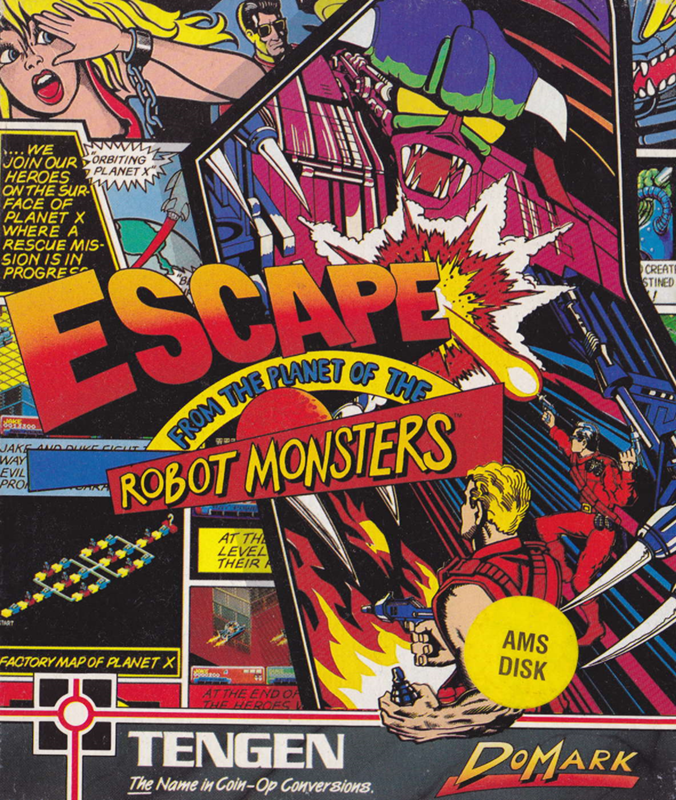Escape From The Planet Of The Robot Monsters box art