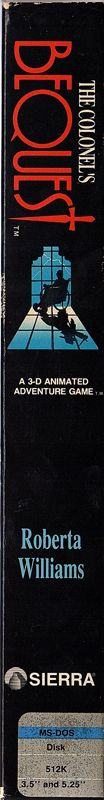 Colonel's Bequest, The — box-2D-side (US)