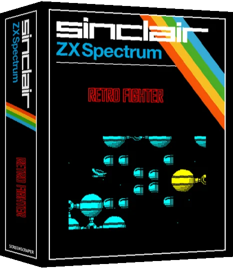 Retro Fighter — box-3D (SS)