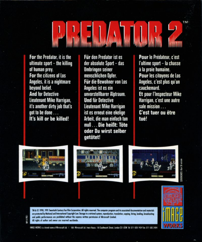 Predator 2 — box-2D-back (EU)